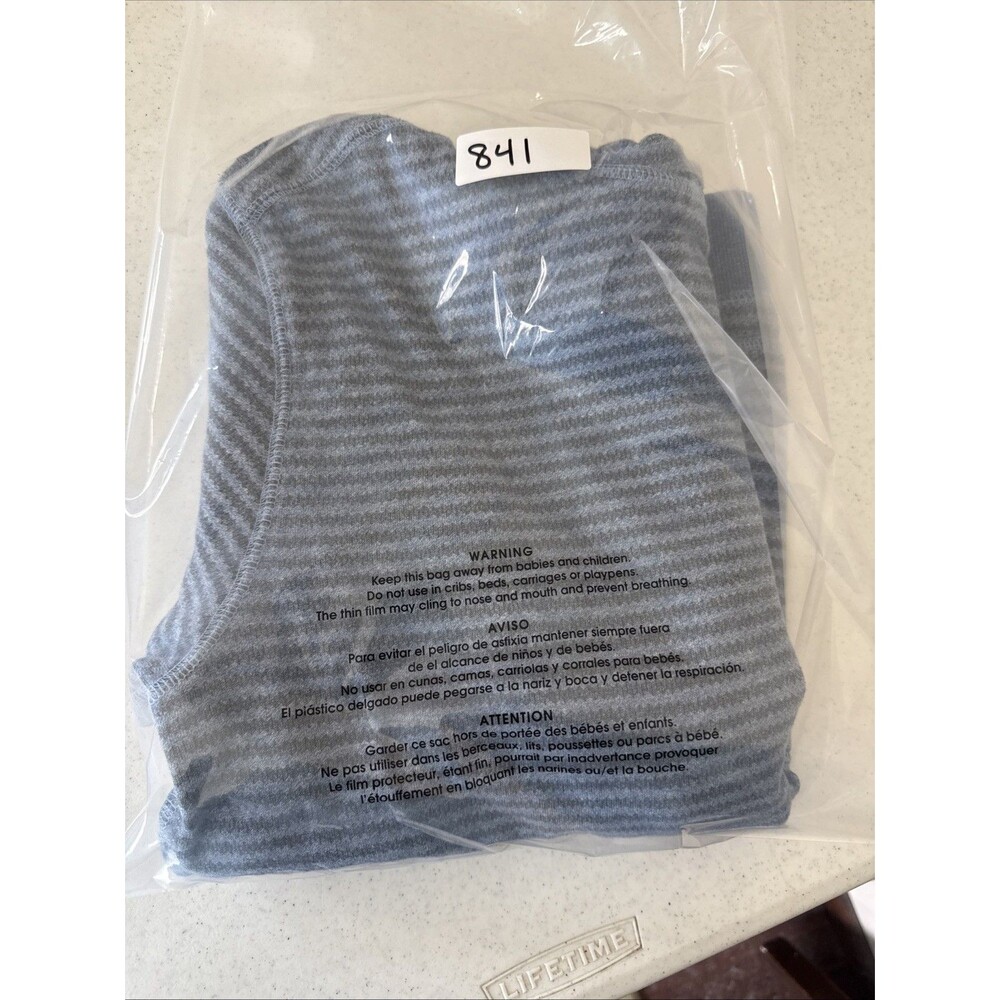 Levi’s Levi Strauss Co. Men’s Grey Striped Sweatshirt Pullover Hoodie Small - Picture 16 of 16